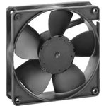 AFB1212SHE, DC Fans DC Tubeaxial Fan, 120x38mm, 12VDC, Ball Bearing, Lead Wires