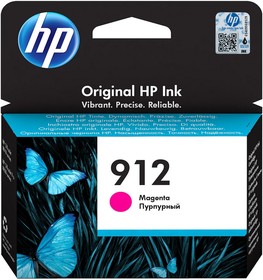 Фото 1/10 Картридж струйный HP 912 3YL78AE пур. для OfficeJet 801x/802x