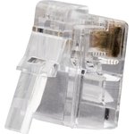 Коннектор для телефонного кабеля RJ-11 6p4c, медный, 20шт. CN-6P4C-U-TWCS/20