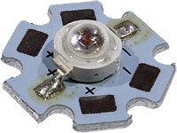 ARPL-STAR-3W-EPL42 YELLOW, светодиод желтый на плате STAR,