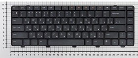 Фото 1/2 Клавиатура для ноутбука Dell Inspiron 1464 черная