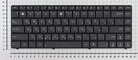 Фото 1/2 Клавиатура для ноутбука Asus N43 N43J N43JF черная