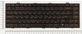 Фото 1/3 Клавиатура для ноутбука Dell Studio 14 14z 1440 черная без подсветки