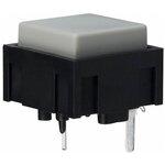 320E11GRY, Tactile Switch - SPST-NO - 0.025A @ 50VDC - Top Actuated - Square ...