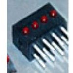 555-4001F, LED Circuit Board Indicators RED DIFFUSED