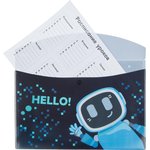 Папка-конверт на кнопке А5 №1 School Robot Hello 2шт/уп