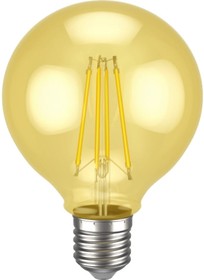 Фото 1/3 LLF-G95-8-230-30-E27-CLG, Лампа LED G95 шар золото 8Вт 230В 2700К E27 серия 360° IEK