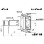 KA-NS4A48, ШРУС наружный