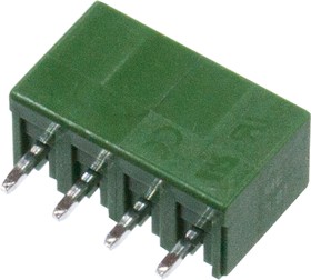 ME040-381-04P, клеммник на плату прямой шаг 3.81мм 4 конт.