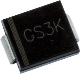 Фото 1/4 GS3K, SMT выпрямительный диод общего назначения, 800В, 3А (DO-214AB (SMC))