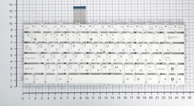 Фото 1/3 Клавиатура для ноутбука Asus Eee PC 1015 X101 белая без рамки