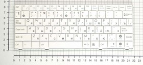 Фото 1/2 Клавиатура для ноутбука Asus Eee PC T91 T91M T91MT белая