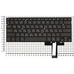 Клавиатура для ноутбука Asus UX31 UX31A UX32 черная под подсветку плоский Enter