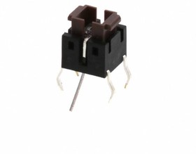 FSMIJ62AG04, Switch Tactile OFF (ON) SPST Rectangular Button PC Pins 0.05A 12VDC 500000Cycles 1.57N Thru-Hole