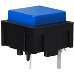 320E11BLU, Tactile Switches SPST MOM PC MNT