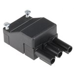 93.732.3353.0, ST18 Series Connector, 3-Pole, Male, Cable Mount, 16A, IP20