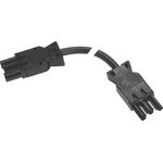 92.232.4000.1, GST18I3 Series Cable Assembly, 3-Pole, Female to Male ...