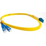 Переходной волоконно-оптический шнур желтый, 2м NMF-PC2S2C2-SCU-LCU-002