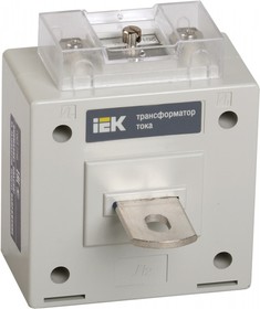 Фото 1/2 ITP10-2-05-0200, Трансформатор тока IEK ТОП-0,66 200/5А 5ВА класс точности 0,5