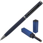 Ручка шариковая BV FIRENZE 1мм син кор син, тубус прямоуг синий 20-0299/03