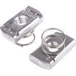 P NS10 SS, Channel Nut, M10, Nut Base Dimensions 21 x 41mm, Stainless Steel, 0.04kg