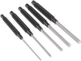 Фото 1/6 DX620, 5-Piece Punch Set, Pin Punch, 1/8 → 3/8 in Shank