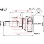 mz-mpv, Шрус наружный 23x56x26 MAZDA MAZDA : MPV