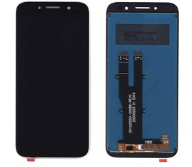 Дисплей (экран) в сборе с тачскрином для Nokia C1 Plus черный