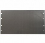 PA-1112-MG, Racks & Rack Cabinet Accessories Aluminum Panel 19 x 21 x .13", Metallic Gray