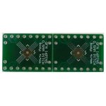 204-0026-01, PCBs & Breadboards .5mm Pitch, 16 Pin QFP & QFN Adapter