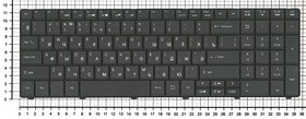 Фото 1/3 Клавиатура для ноутбука Acer Aspire E1-521 E1-531 E1-571 черная