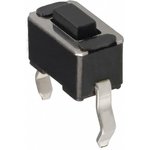 TL1107AF180WQ, Tact Switch - Rectangular - 180gf - Side Retention Lead - Silver