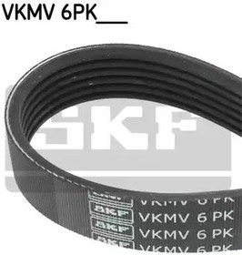 VKMV 6PK2140, Ремень ручейковый 6PK2140