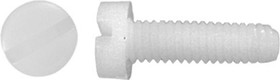 DIN 84 Винт с цилиндрической головкой со шлицем, полиамид (пластик) M 6x20(10 шт) 00-00001506