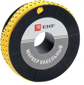 plc-KM-4-0, Маркер-кабельный 4,0кв.мм "0" (к-500ед) (ЕС-2) EKF