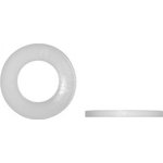 Плоская полиамидная (пластиковая) шайба DIN 125А, D10, 50 шт. 00-00001746