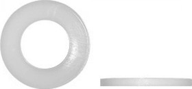D 8 Шайба плоская полиамидная (пластиковая) DIN 125А (50 шт) 00-00001745