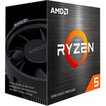 Процессор AMD Ryzen 5 5600X, AM4, BOX [100-100000065box]