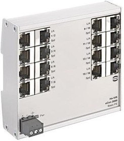 Фото 1/2 24020160000, Unmanaged Ethernet Switches Ha-VIS eCon 2160BT-A unmanaged 16prt RJ45