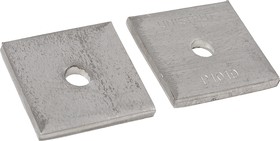 Фото 1/2 P1019 SS, Stainless Steel Square Bracket 1 Hole, 9mm Holes, 41.3 x 41.3mm