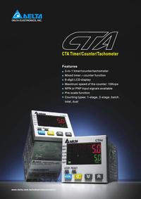 CTA4100A | Contador Delta Electronics de Impulsos, Segundo, Horas, Minutos Temporizador, Contador con display LCD de 6 dígitos 10 | RS
