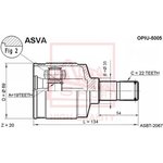 OPIU5005 ШРУС ВНУТРЕННИЙ 19x35x22