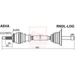 RNDLLOG, Привод левый 677x21