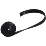 Velcro tape, PA/polyester, (L x W) 1 m x 19 mm, black, BS18-10005