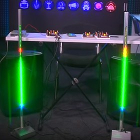Фото 1/2 VU-meter, Индикатор уровня звука на Neopixel