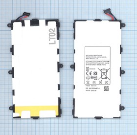 Фото 1/2 Аккумулятор T4000E для планшета Samsung Galaxy Tab 3 7.0 3.7V 14.8Wh (4000mAh)