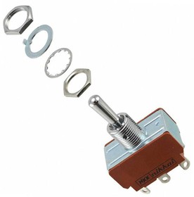 S333F, Toggle Switches DPDT ON-OFF-ON W/.25 QC TERMINALS