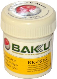 Паста паяльная BAKU BK-051G, 50 гр., банка