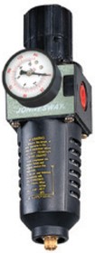 JAZ-6714 Фильтр-сепаратор с регулятором давления для пневматического инструмента 1/4"