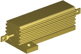 Фото 1/4 HSA50100RJ, Резистор: проволочный, с радиатором, винтами, 100Ом, 50Вт, ±5%
